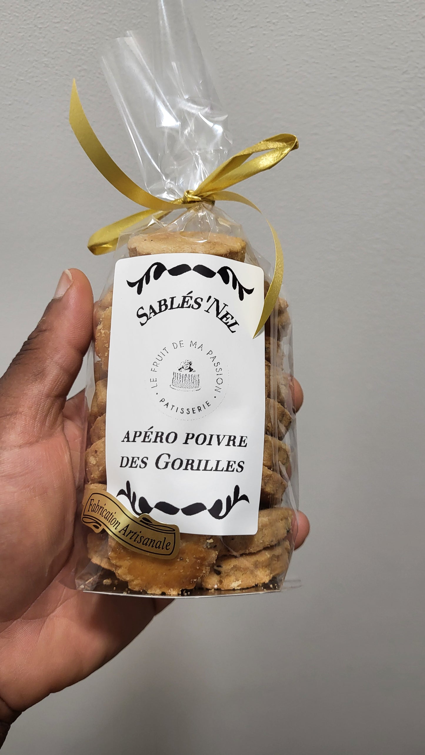 Sablés'Nel Apéro Poivre des Gorilles